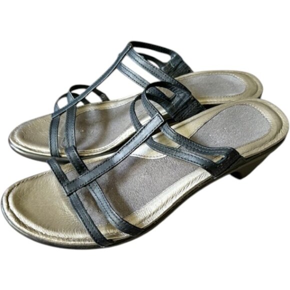 Naot Loop Slide Strappy Avantgarde Collection Sandal - Black - EU 39/US 8.5 - Picture 3 of 12